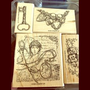 Stampin Up rubber stamps set